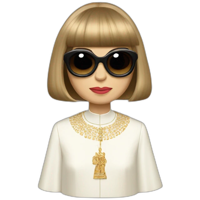 Anna wintour pope emoji