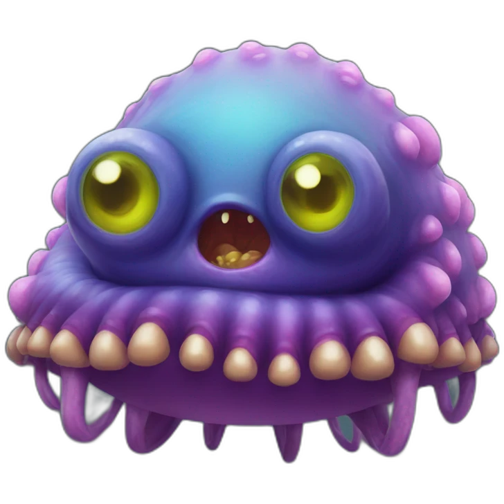 mutant slug monster emoji
