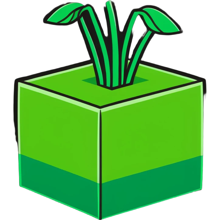 Minecraft grass block emoji