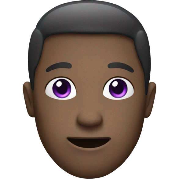 Purple face emoji