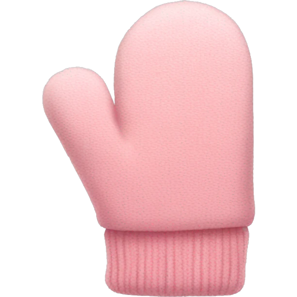 soft pink mittens emoji
