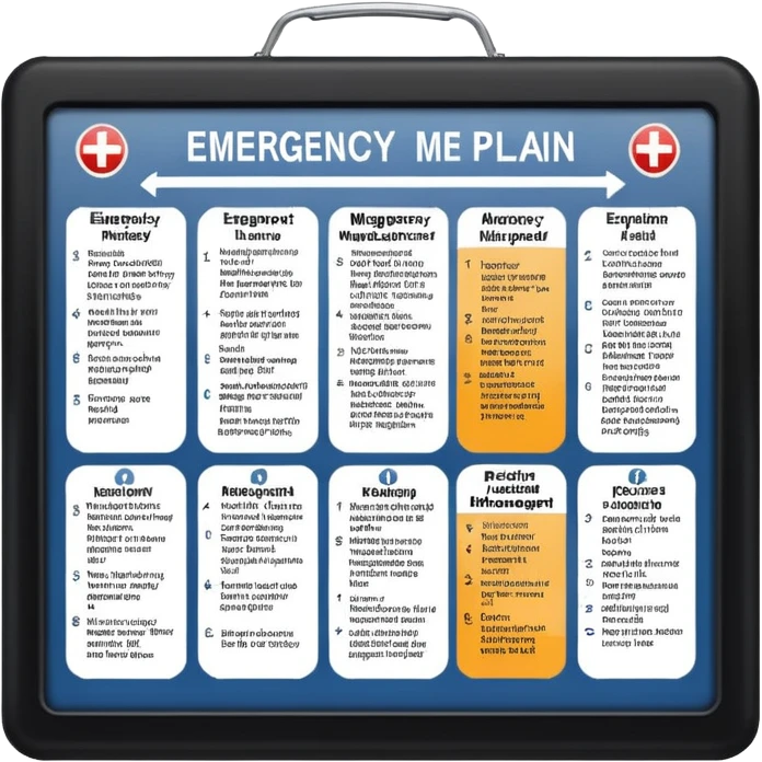 emergency management plan emoji