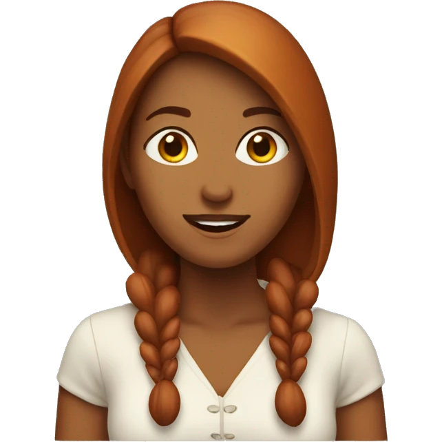 Chestnut woman  emoji