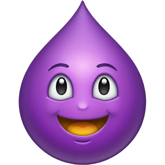 Um raio cor de roxo. emoji