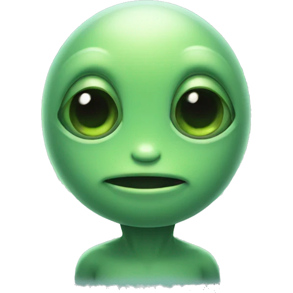 cute alien emoji