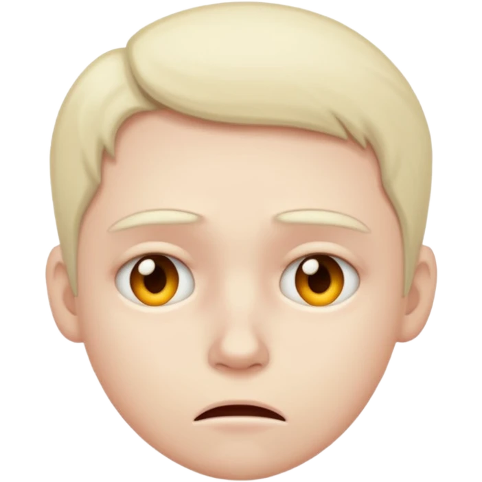 Tired and dreadful face emoji