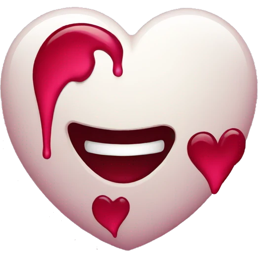 vinous heart  emoji