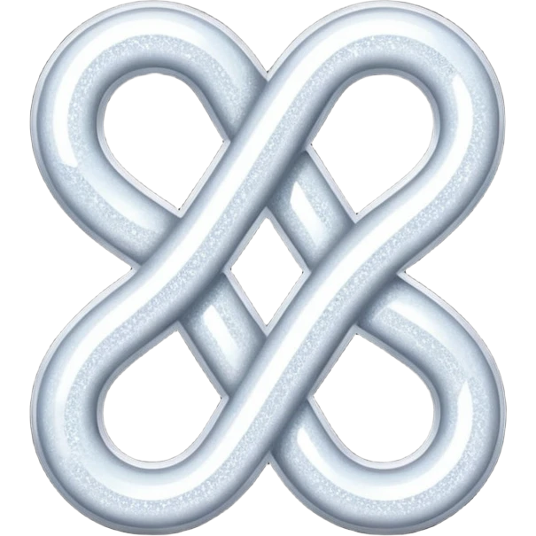 Glitter White Infinite emoji