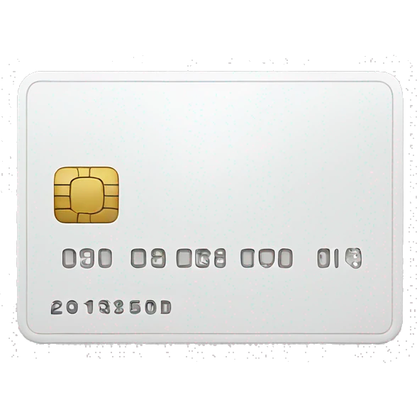 White Credit Card emoji