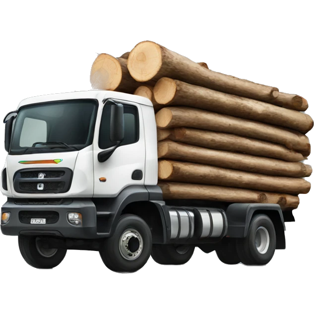 forest forwarder truck with timber emoji