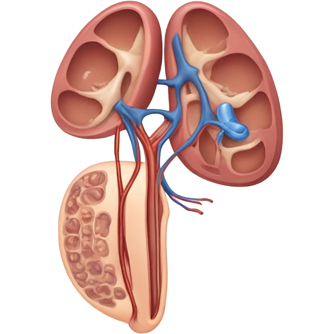 Kidney and urethra  emoji