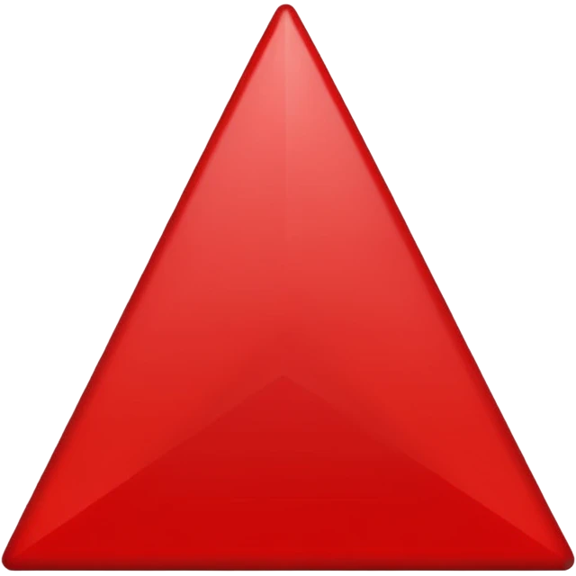 red triangle emoji