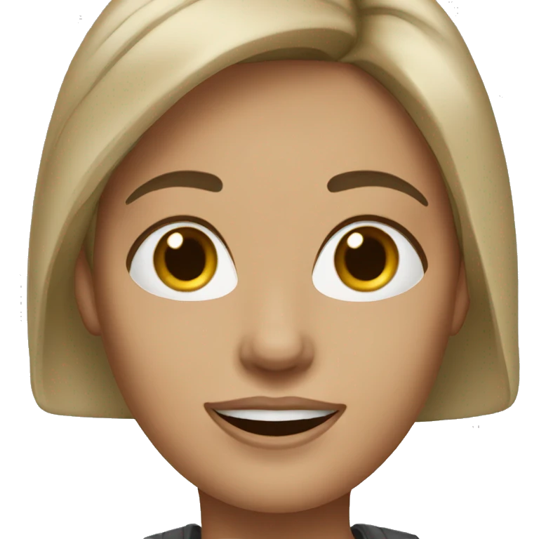 brunette white woman emoji