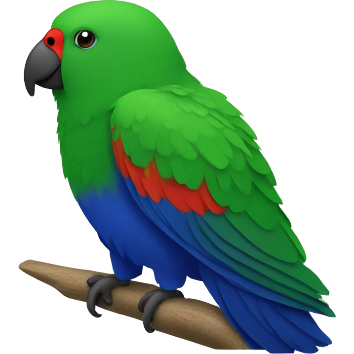 Eclectus parot emoji