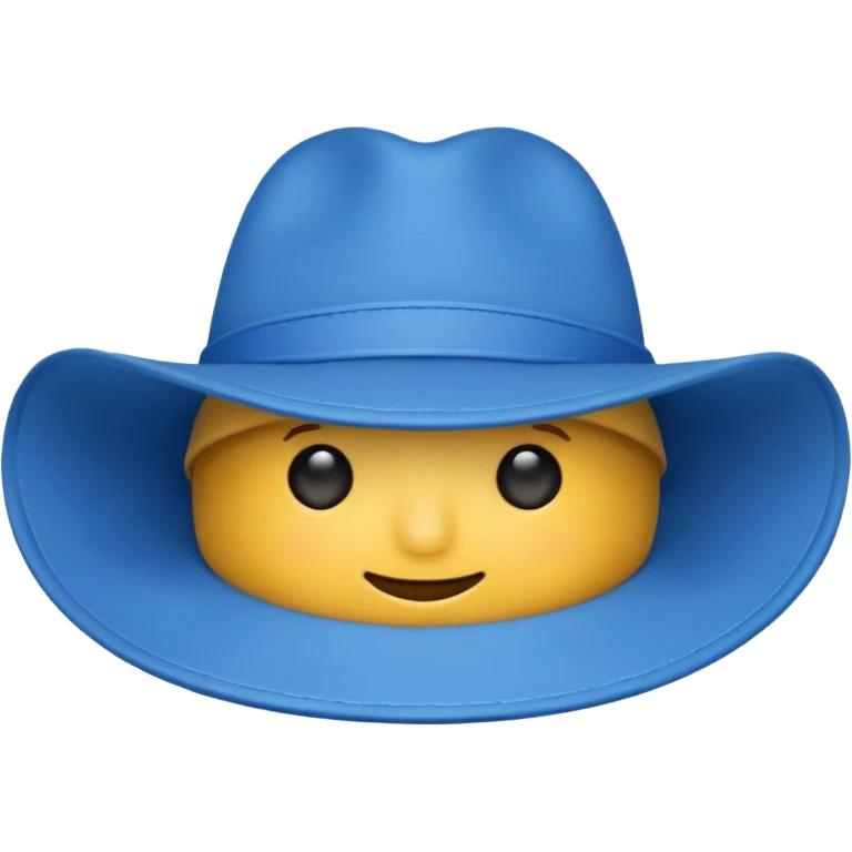 Mavi şapka  emoji