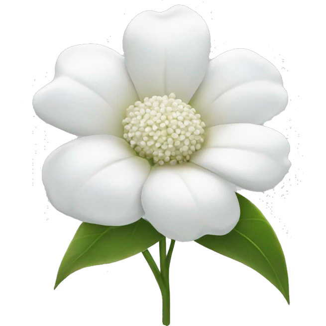 White flower emoji