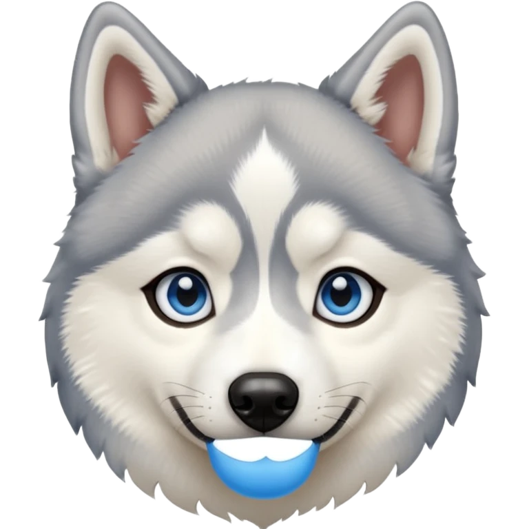 Siberian husky emoji