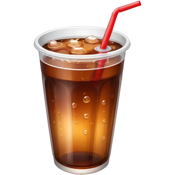 Soft drink in plastic cup emoji