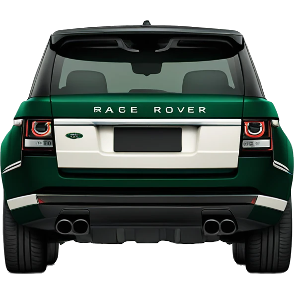Range Rover British racing green  emoji