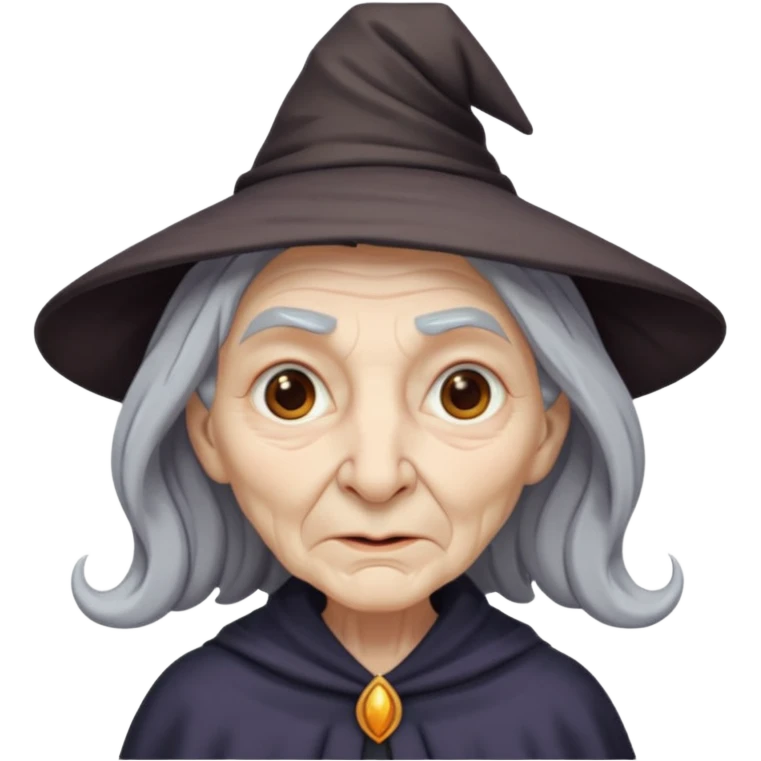 black old witch emoji