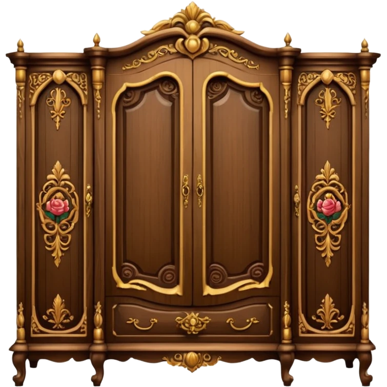 the lady who was turned into a wardrobe by magic, a character from the fairy tale Beauty and the Beast emoji