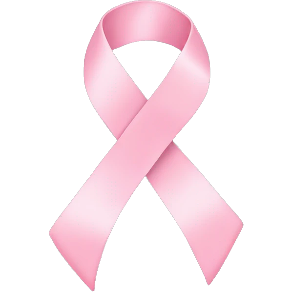 Pastel pink ribbon emoji