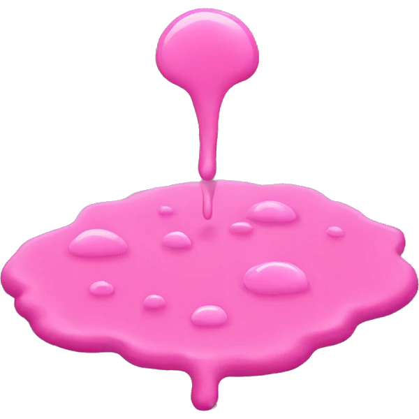 pink puddle  emoji