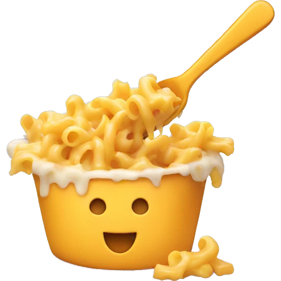 Mac and cheese emoji