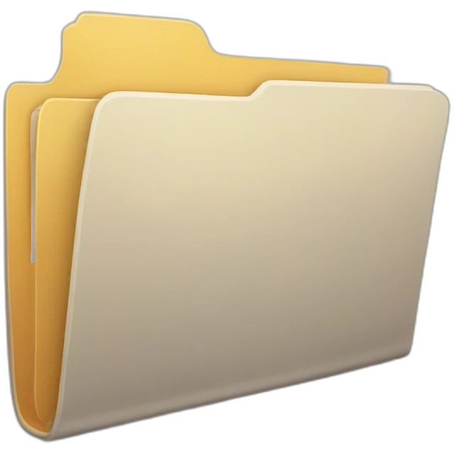 Cut folder emoji