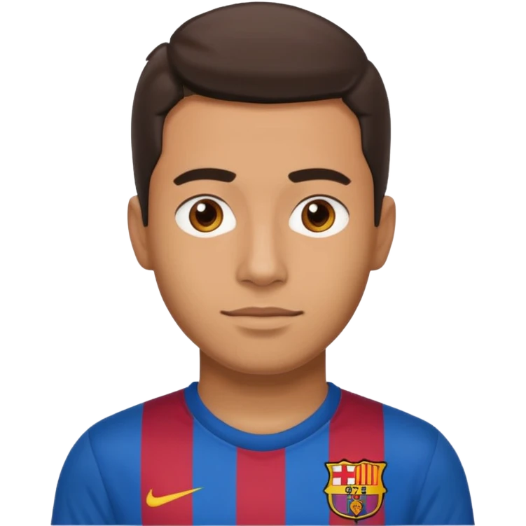 araujo в футболке барселоны emoji