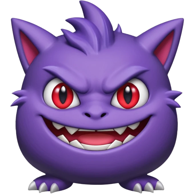 gengar chibi style emoji