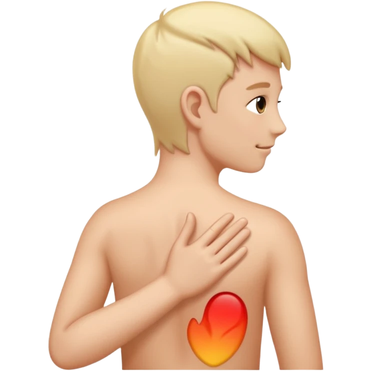 Pat myself on the back emoji