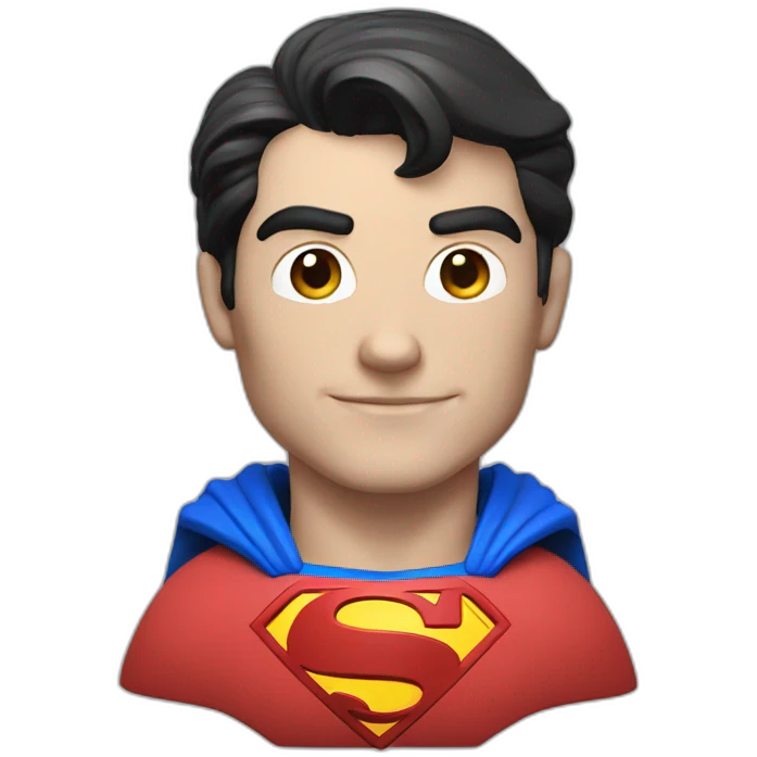 superman bust emoji