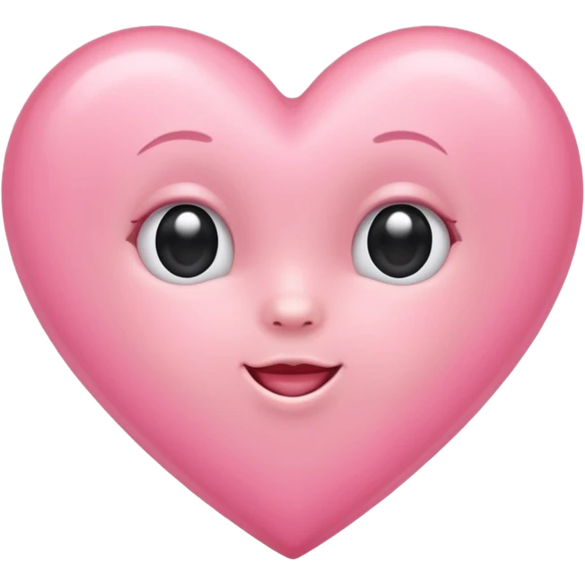 Baby pink heart emoji emoji