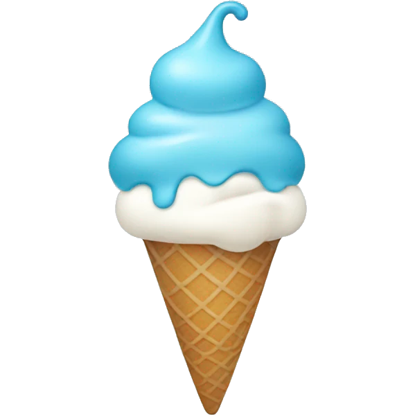 Man eating ice cream  emoji