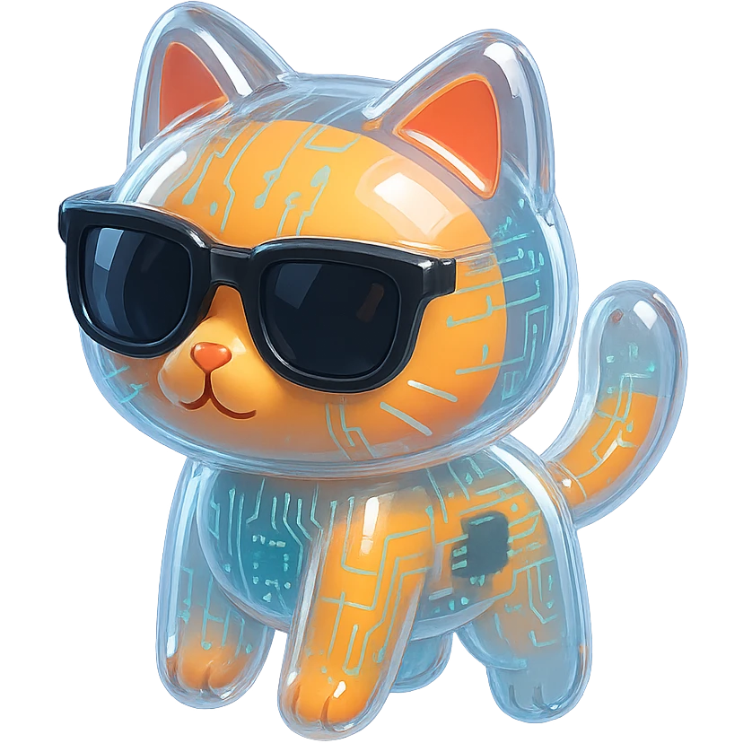 cat wearing sunglasses emoji