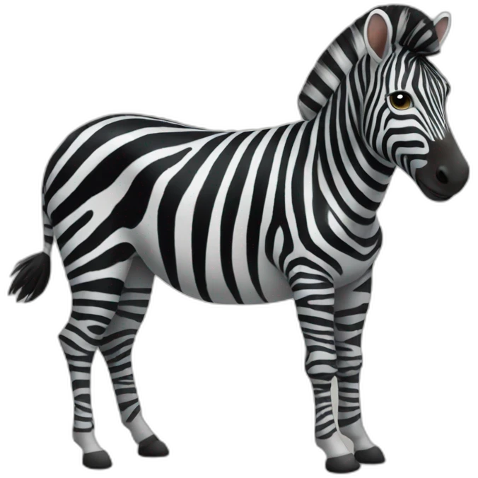 black-zebra emoji
