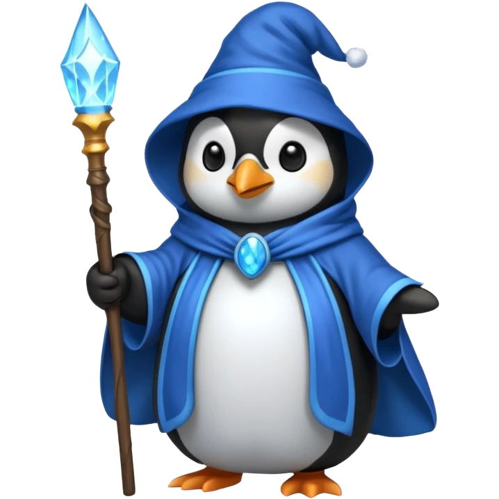 Penguin Wizard emoji