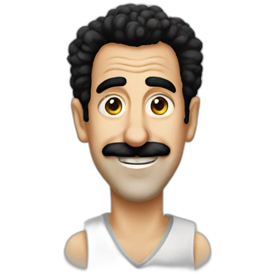borat smiling face emoji