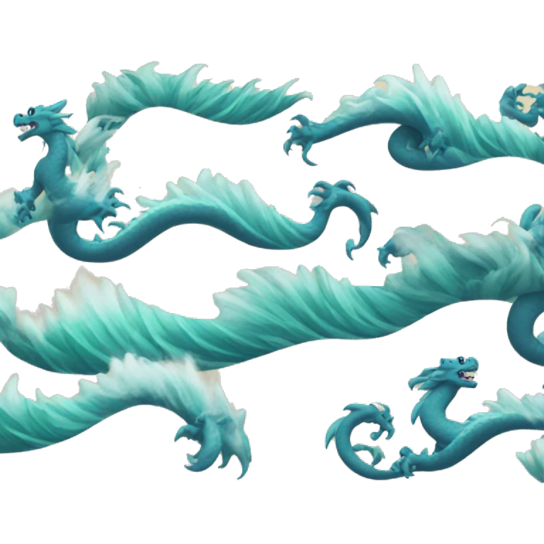 dragon wave emoji