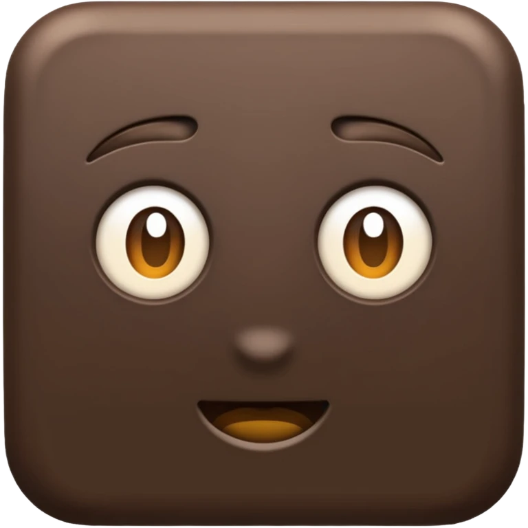 Dark brown  emoji