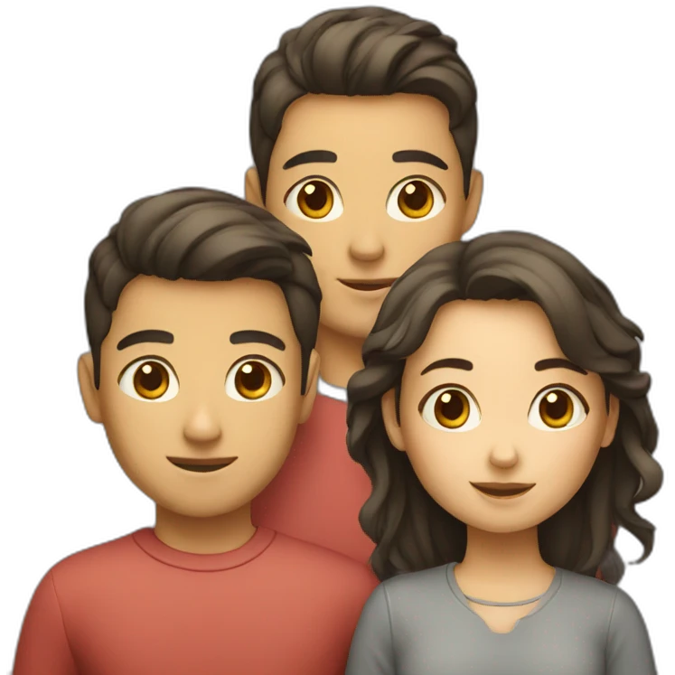 A boy and girl  emoji