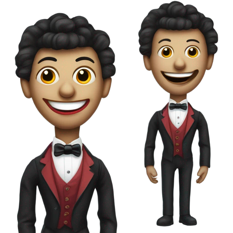 Ventriloquist dummy emoji