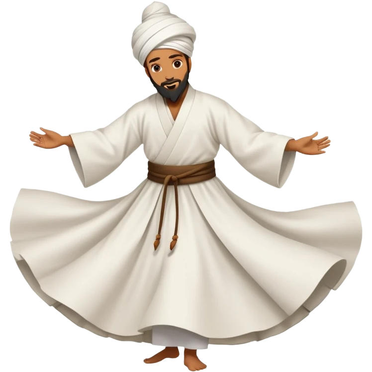 A sufi whirling dervish emoji