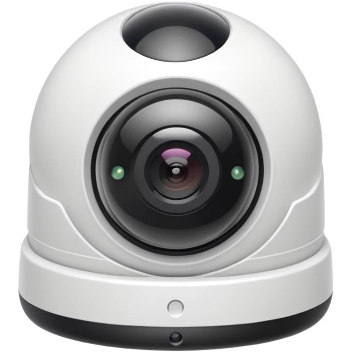 beyaz güvenlik kamerası emoji