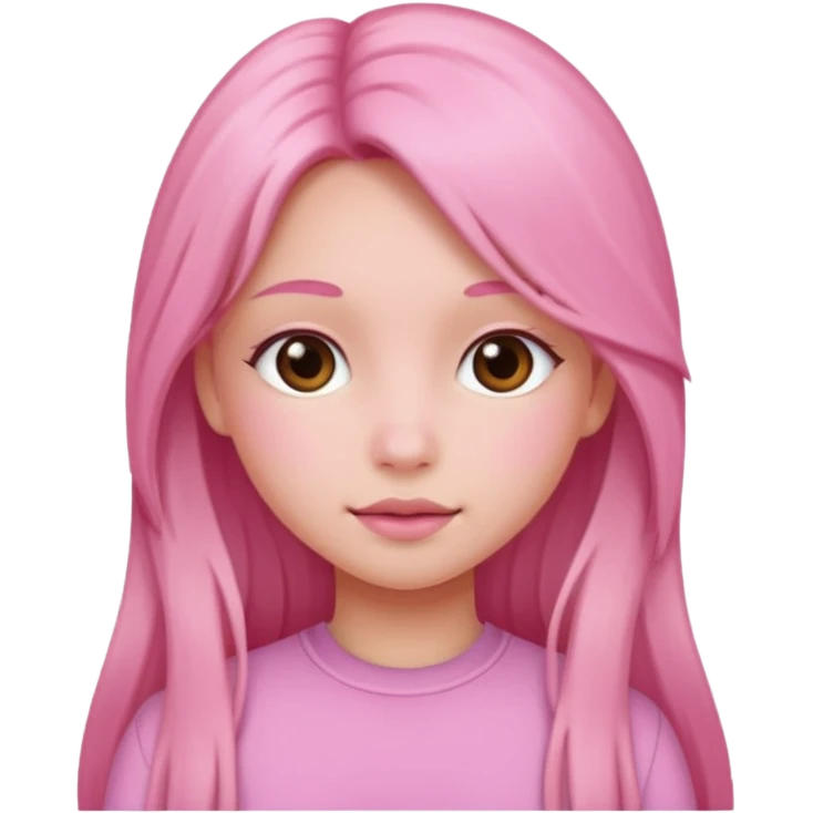 Pink hot cute emoji