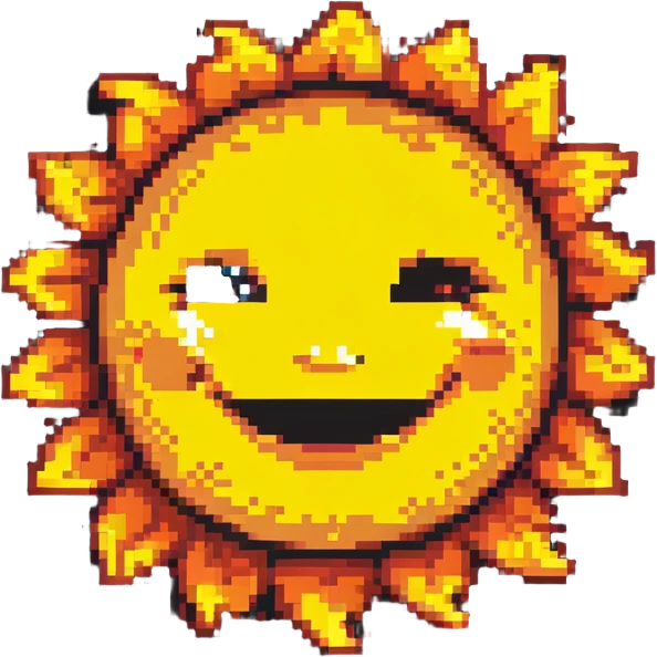 smiling sun emoji