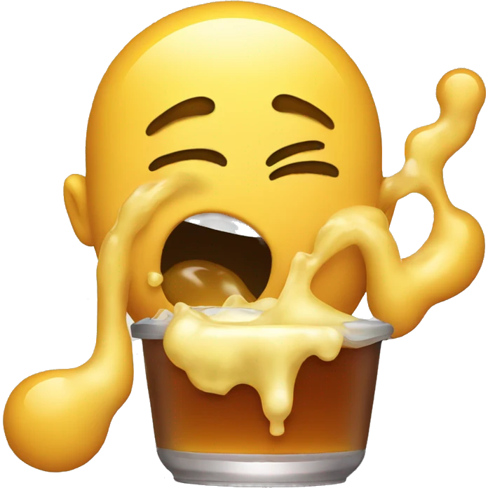 emoji vomiting honey emoji