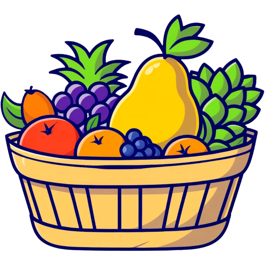 fruit basket emoji
