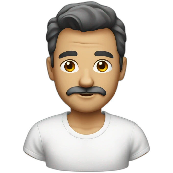johny ives with white tshirt emoji